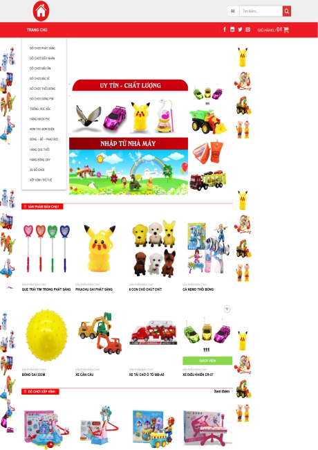 Thiết kế web bán đồ chơi