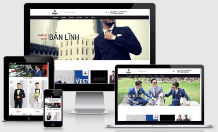 Website bán hàng thời trang nam