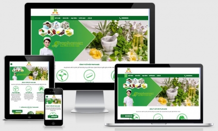 Website công ty dược phẩm