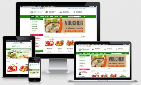 Website bán thực phẩm hoa quả