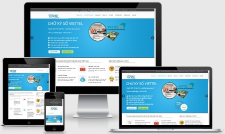 Thiết kế web dịch vụ chữ kí số