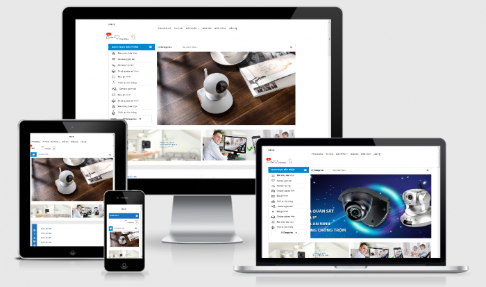 Thiết kế web bán camera trọn gói uy tín