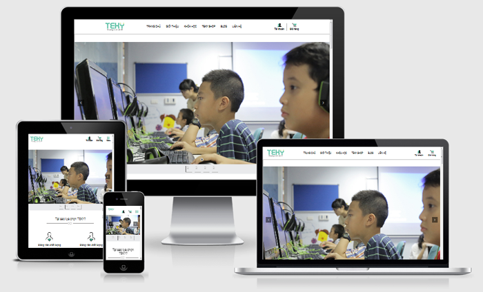 Thiết kế website giới thiệu trung tâm giáo dục