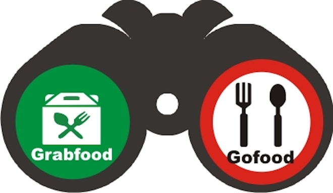 Go-Food và GrabFood cạnh tranh dâng đồ ăn tới... "tận miệng thượng đế"